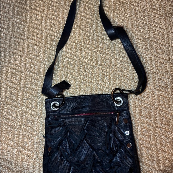 Hammitt Black Leather Crossbody Bag - Picture 3 of 8